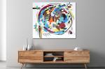 Buy hand-painted modern art colorful XXL - Abstract No. 1384